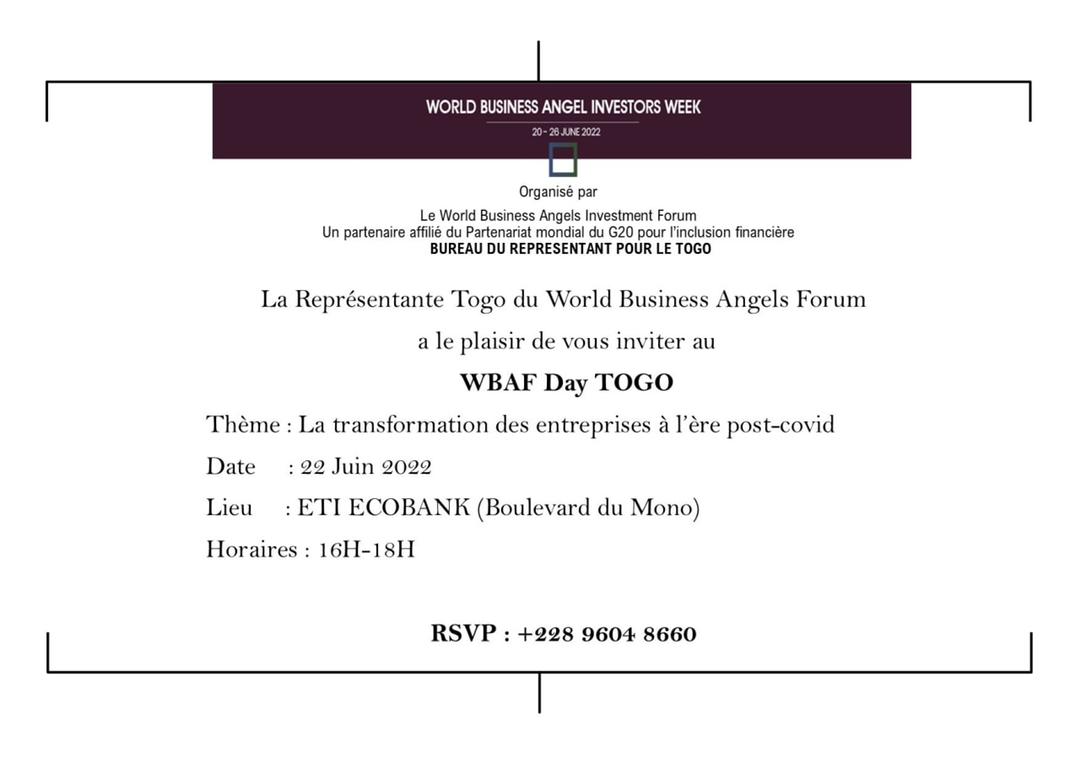 WBAF Day Togo ce 22 Juin 2022