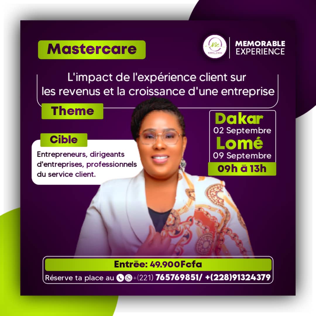 Un Master Care organisé par Memorable Experience