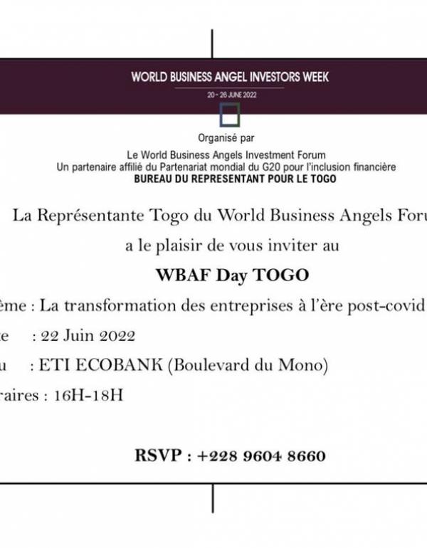 WBAF Day Togo ce 22 Juin 2022